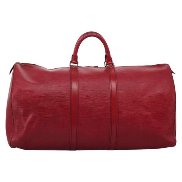 LOUIS VUITTON Epi Keepall 55 Boston Bag Red M42957 - Picture 2 of 16